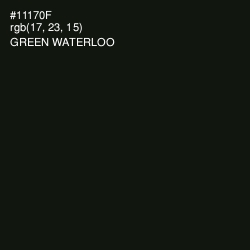 #11170F - Green Waterloo Color Image